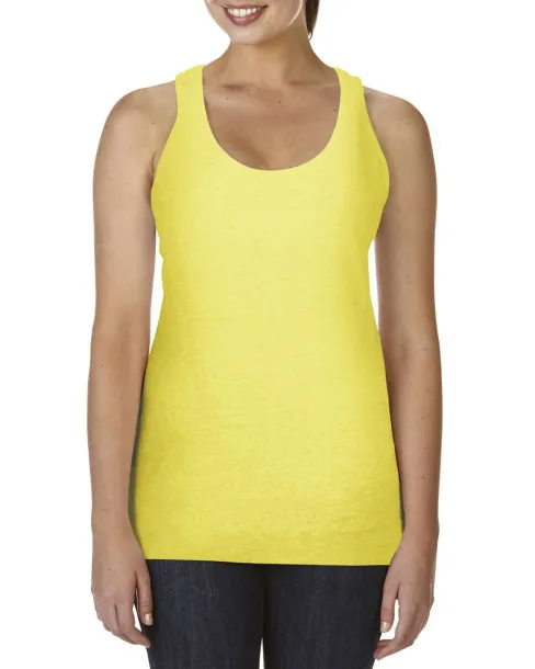  LADIES' LIGHTWEIGHT RACERBACK TANK TOP - Comfort Colors Neon yellow