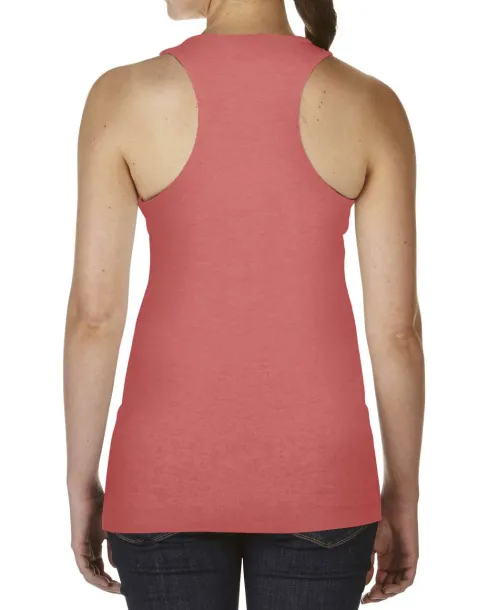  LADIES' LIGHTWEIGHT RACERBACK TANK TOP - Comfort Colors Neon Red Orange