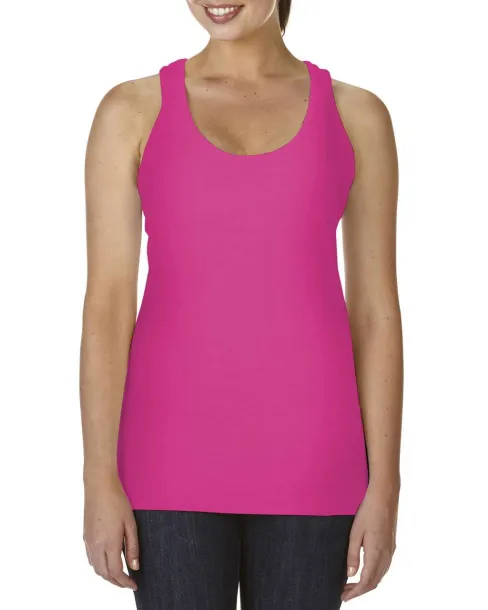  LADIES' LIGHTWEIGHT RACERBACK TANK TOP - Comfort Colors Neon Pink