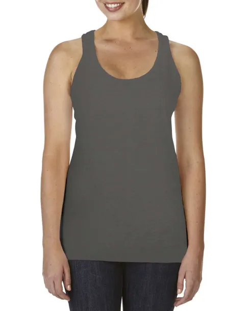  LADIES' LIGHTWEIGHT RACERBACK TANK TOP - Comfort Colors Pepper