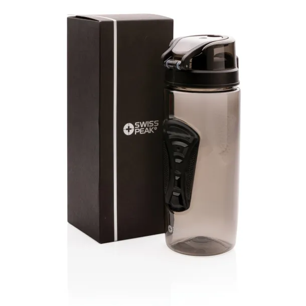  Swiss Peak deluxe tritan sports bottle - Swiss Peak Black Black