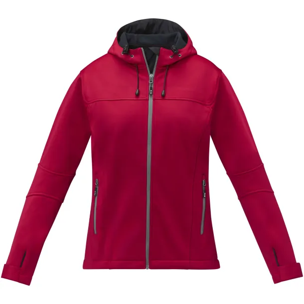 Match women's softshell jacket - Elevate Life Red