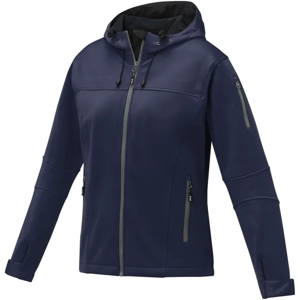 Match women's softshell jacket - Elevate Life Navy Blue