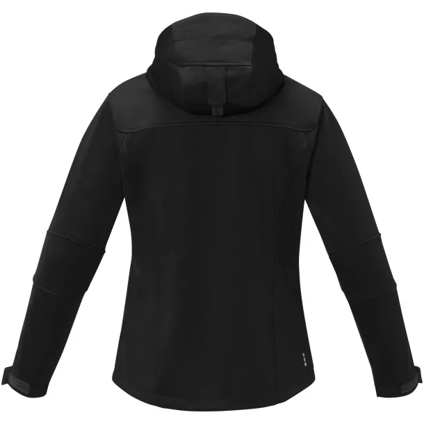 Match women's softshell jacket - Elevate Life Solid black