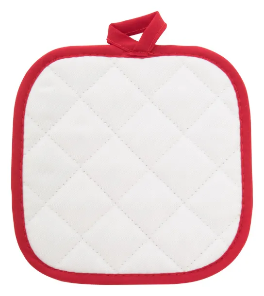 Miora oven mitt White Red