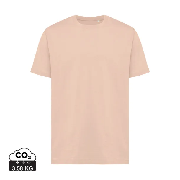  Iqoniq Kakadu relaxed recycled cotton t-shirt - iqoniq peach nectar 