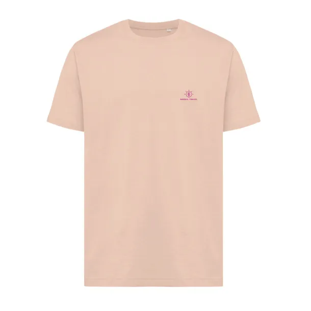  Iqoniq Kakadu relaxed recycled cotton t-shirt - iqoniq peach nectar 