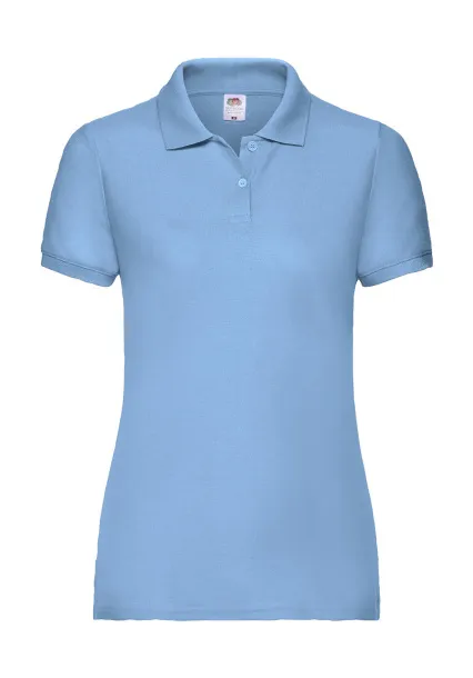  Ženska polo majica od mješavine poliestera i pamuka, 180 g/m² - Fruit of the Loom Nebeski plava