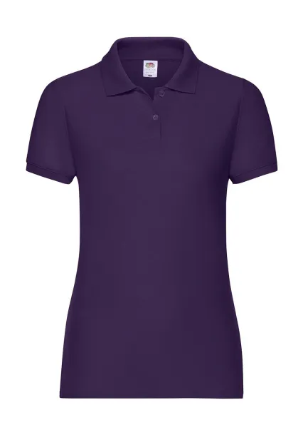  Ženska polo majica od mješavine poliestera i pamuka, 180 g/m² - Fruit of the Loom Ljubičasta