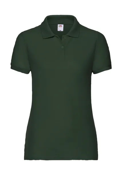  Ladies 65/35 Polo - Fruit of the Loom Bottle Green