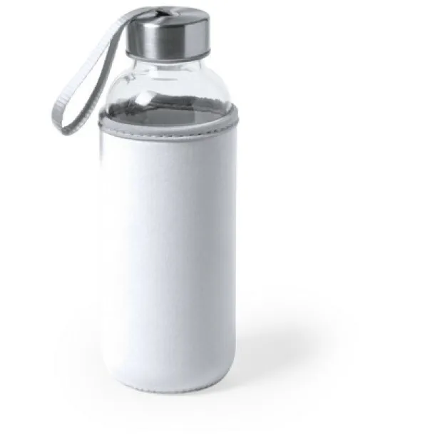  Glass sports bottle 420 ml Bijela