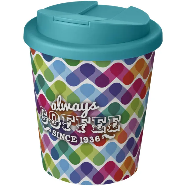 Brite-Americano Espresso® 250 ml with spill-proof lid - Unbranded White Aqua