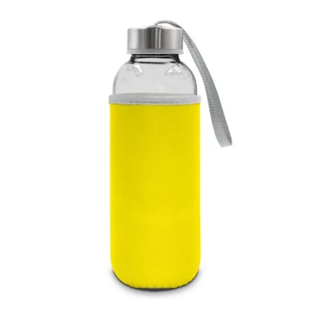  Glass sports bottle 420 ml Žuta