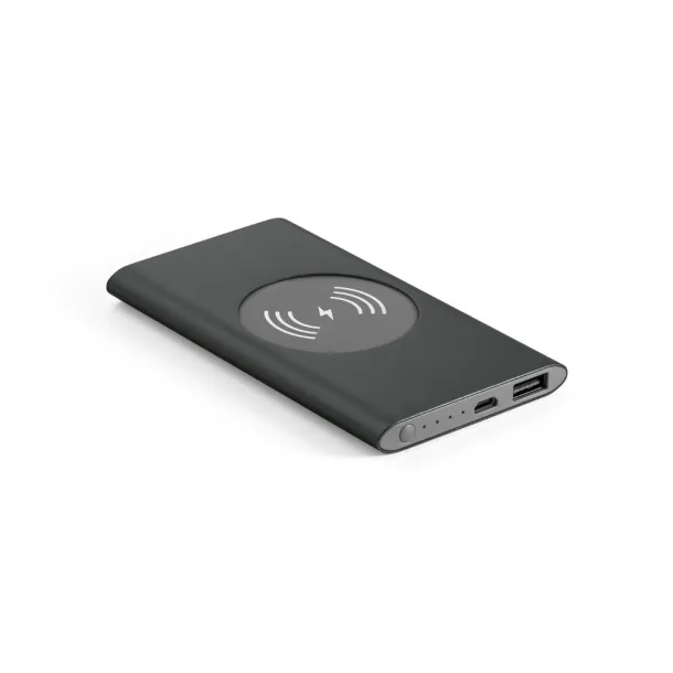 CASSINI Portable battery and wireless charger Black