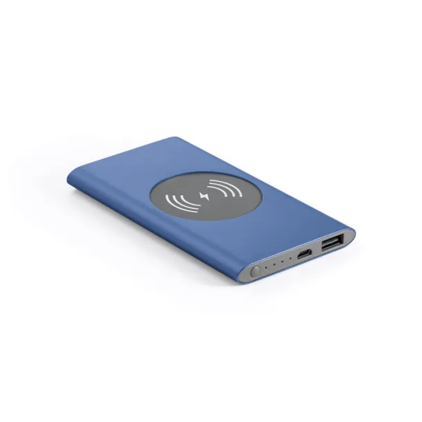 CASSINI Portable battery and wireless charger Blue