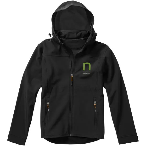 Langley softshell jacket - Elevate Life Solid black