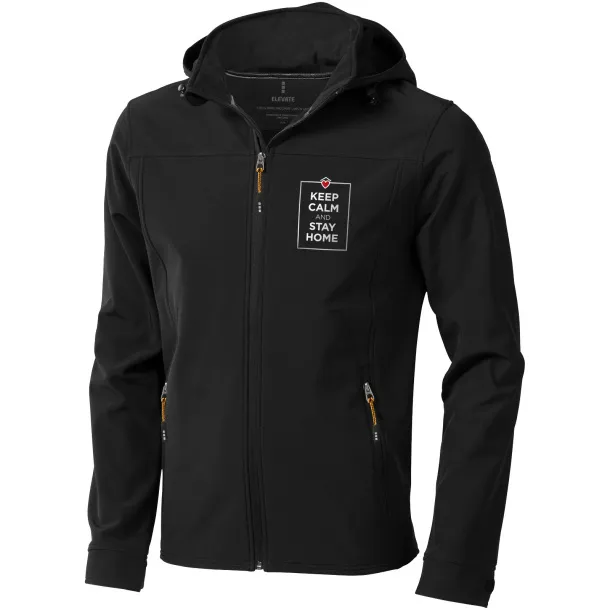 Langley softshell jacket - Elevate Life Solid black