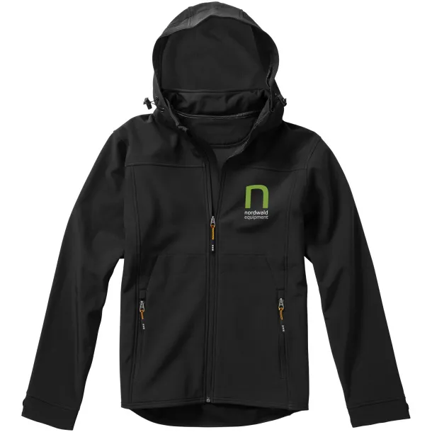 Langley softshell jacket - Elevate Life Solid black