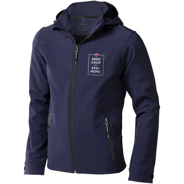 Langley softshell jacket - Elevate Life Navy Blue