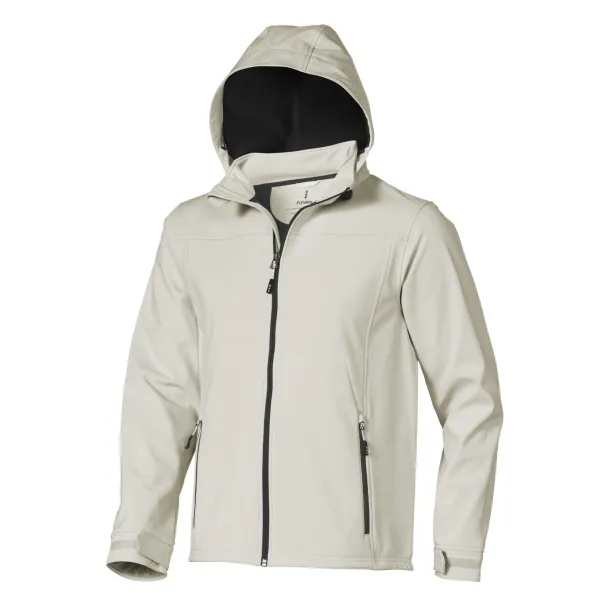 Langley softshell jacket - Elevate Life Light grey