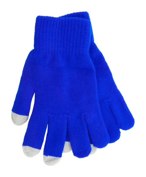 Actium touch screen gloves Blue Grey