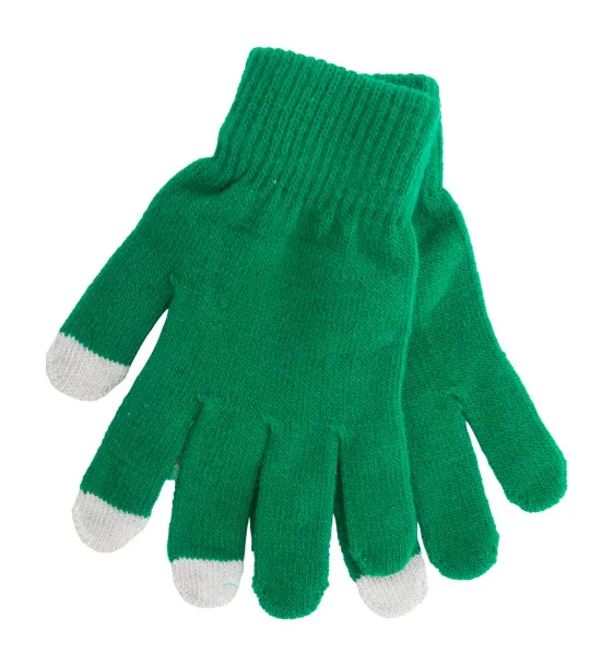 Actium touch screen gloves Green Grey