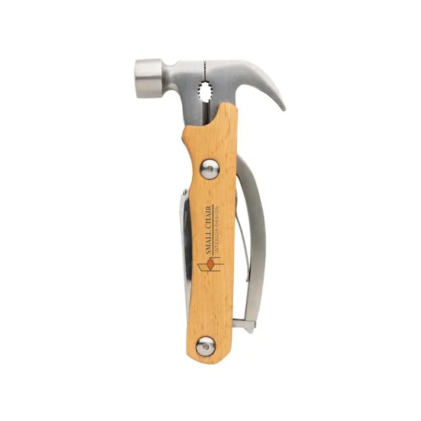  FSC® wooden mutli tool hammer - XD Collection Brown 