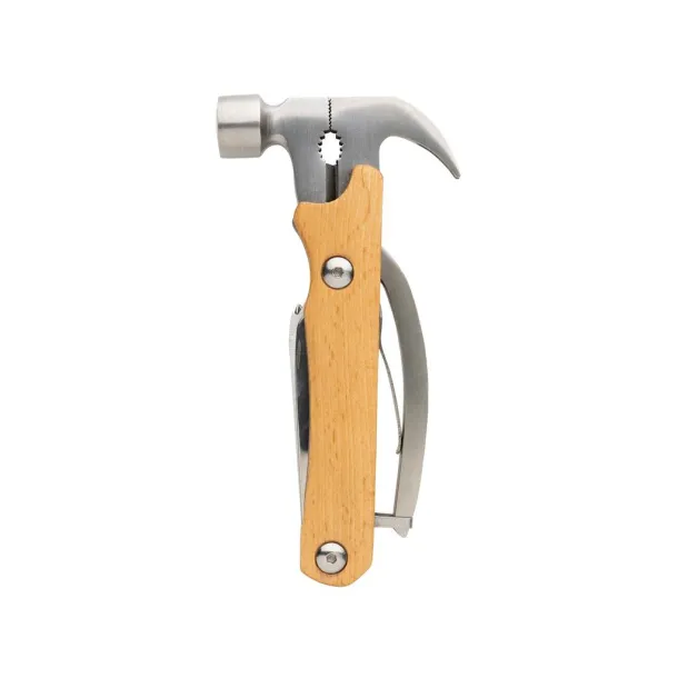  FSC® wooden mutli tool hammer - XD Collection Brown 