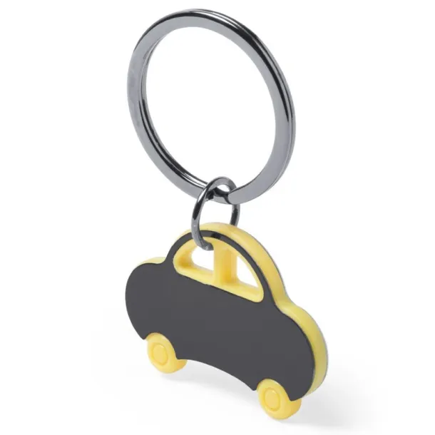  Keyring "car" yellow