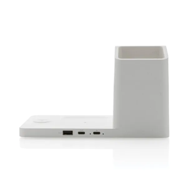  Ontario RCS recycled plastic & bamboo 15W 3 in 1 wireless - XD Xclusive White 