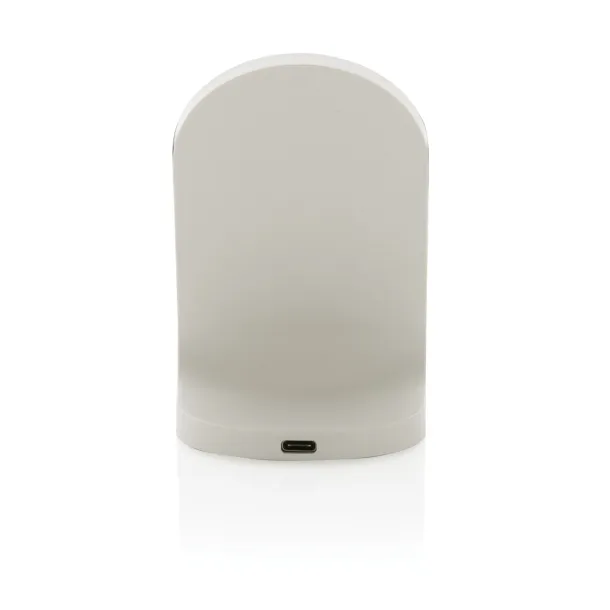  RCS recycled plastic double coil wireless stand 15W - XD Collection White 