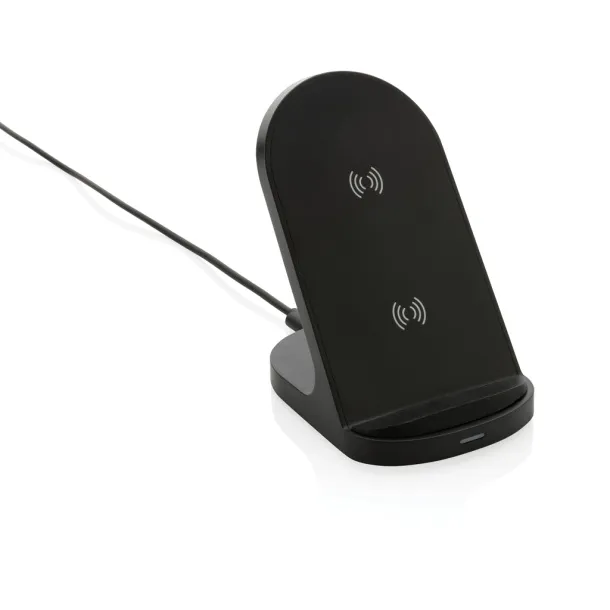  RCS recycled plastic double coil wireless stand 15W - XD Collection Black 