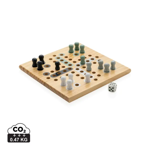  Claire wooden Ludo game - XD Collection brown 