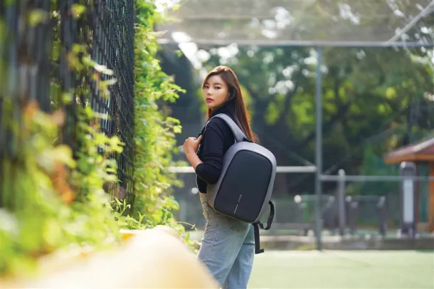  Bobby Hero Small, Anti-theft backpack - XD Design Grey Black