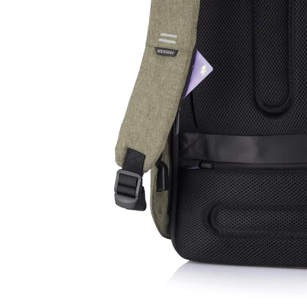  Bobby Hero mali ruksak sa zaštitom protiv krađe, 13,3" - XD Design Zelena Crna