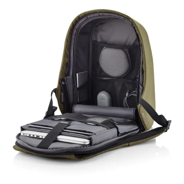  Bobby Hero Small, Anti-theft backpack - XD Design Green Black