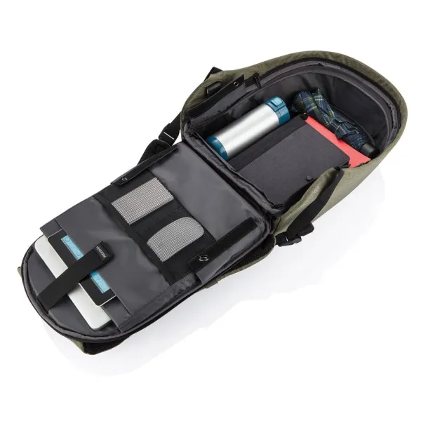  Bobby Hero mali ruksak sa zaštitom protiv krađe, 13,3" - XD Design Zelena Crna