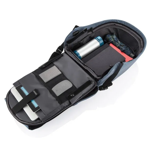  Bobby Hero Small, Anti-theft backpack - XD Design light blue, blue Black