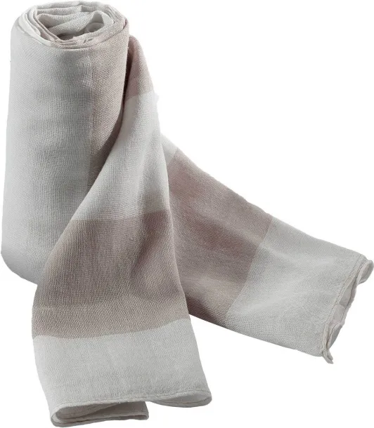  CHECHE SCARF - K-UP Beige White