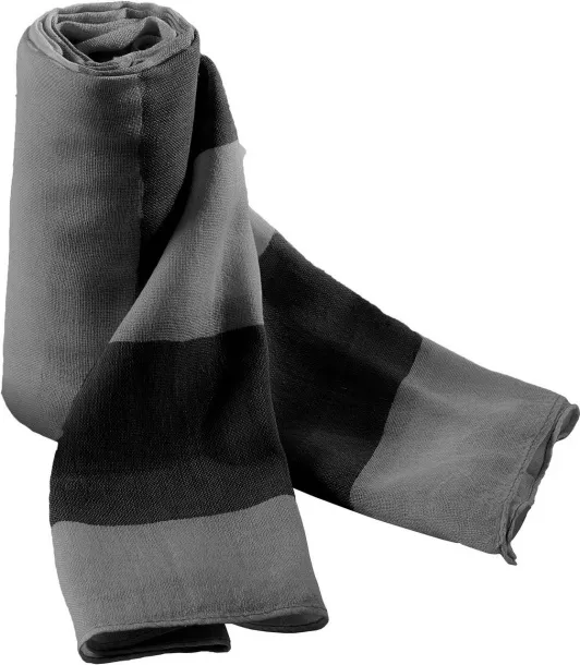  CHECHE SCARF - K-UP Black Tamno siva