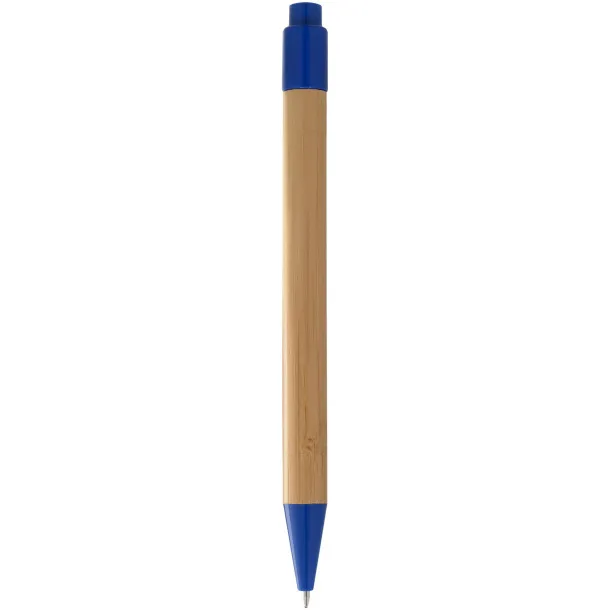 Borneo bamboo ballpoint pen Natural Royal blue