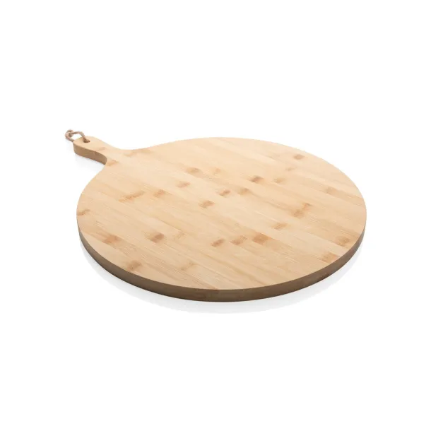  Ukiyo bamboo round serving board - Ukiyo Brown 