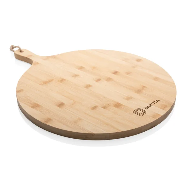  Ukiyo bamboo round serving board - Ukiyo Brown 