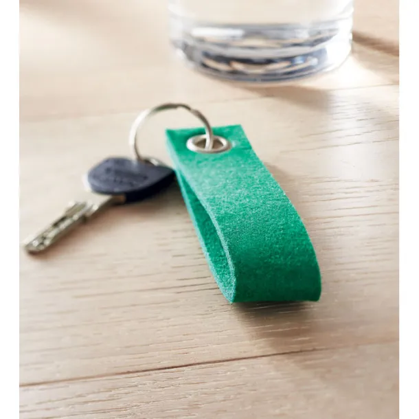 SUORA RPET felt keyring Green