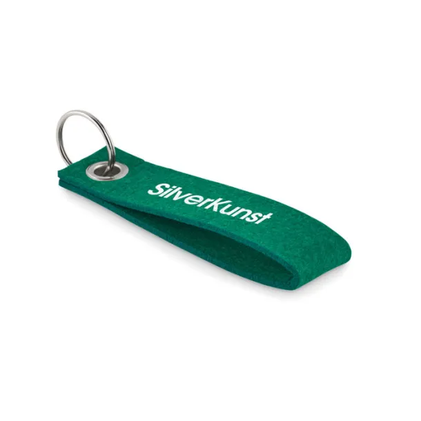 SUORA RPET felt keyring Green