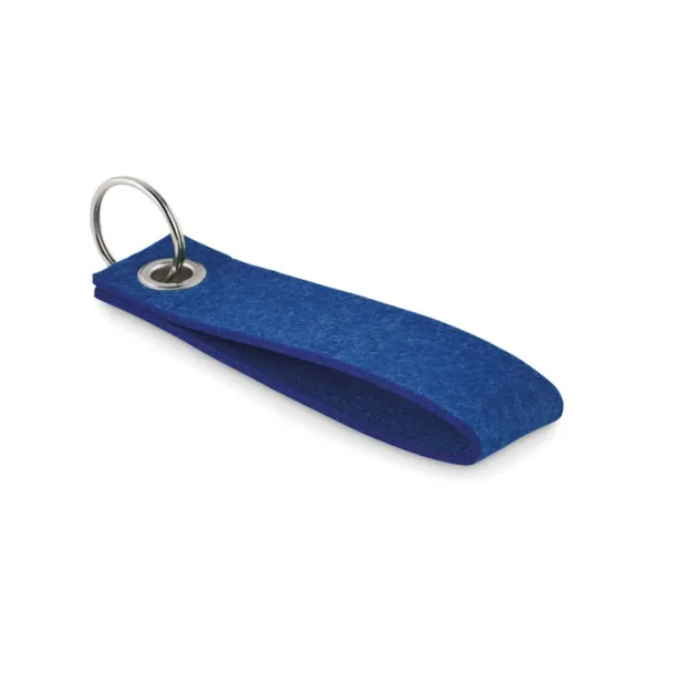 SUORA RPET felt keyring Royal blue