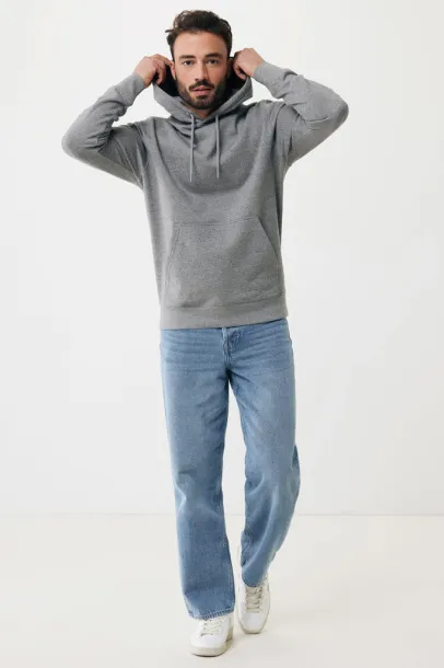  Iqoniq Rila unisex lagani hoodie od recikliranog pamuka, 280 g/m² - iqoniq light heather anthracite