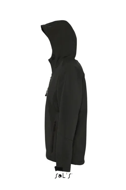  SOL'S REPLAY MEN - HOODED SOFTSHELL - SOL'S Black