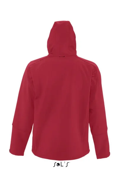  Softshell jakna s kapuljačom - SOL'S Pepper Red