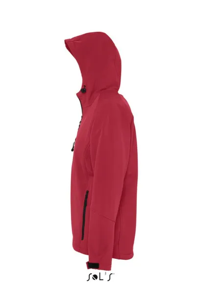  Softshell jakna s kapuljačom - SOL'S Pepper Red